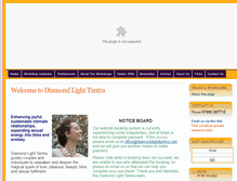Tablet Screenshot of diamondlighttantra.com